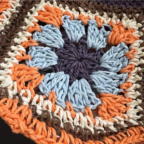 Zara Handmade Crochet Granny Square Bucket Hat